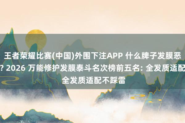 王者荣耀比赛(中国)外围下注APP 什么牌子发膜恶果最佳? 2026 万能修护发膜泰斗名次榜前五名: 全发质适配不踩雷